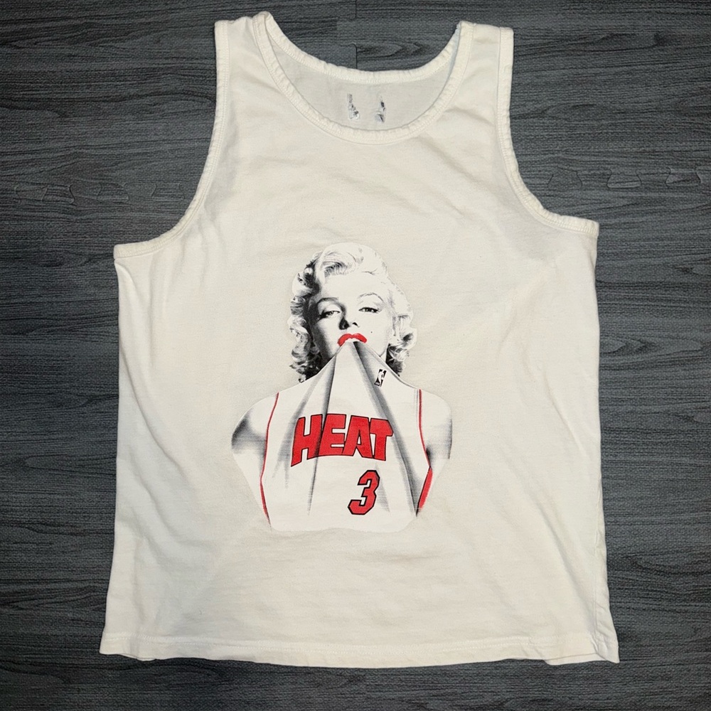 Marilyn Monroe Dwyane Wade jersey tank top